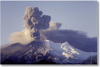 Mt Ruapehu eruption
